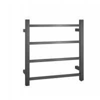 Aqua Square Heated Towel Rail Gun Metal Series